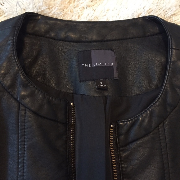The Limited Vegan Leather Peplum Jacket - Picture 6 of 6